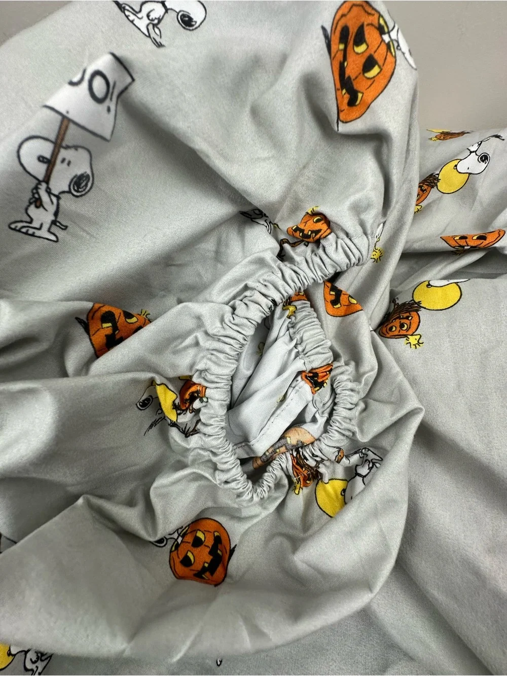 Peanuts Halloween Snoopy Sheet Set Queen